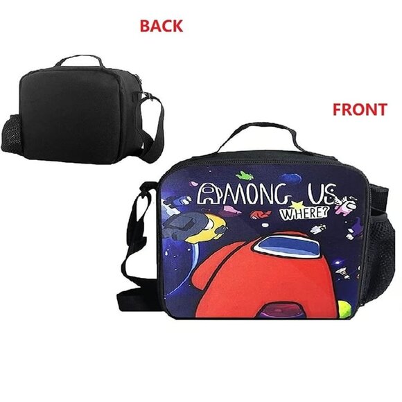 Among Us Lunch Bag Cute Insulated Lunch Bag container Reusable - Picture 1 of 8